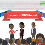 Stage 4 of DHS surveys includes dissemination, data use, and analysis.