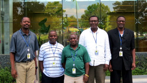 Congolese visitors at DHS Headquarters
