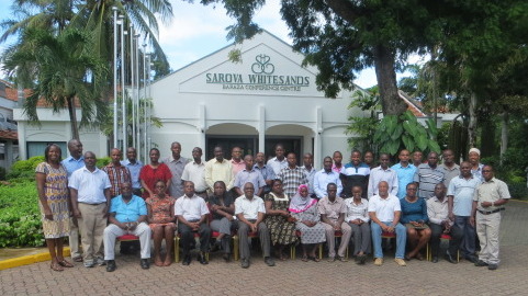 Participants in the DHS Curriculum Training in Mombasa, Kenya